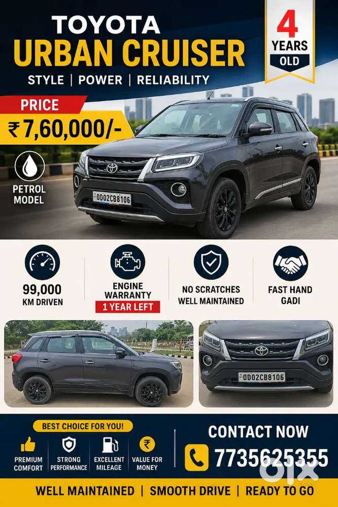 Toyota Urban Cruiser 2022 Petrol Automatic