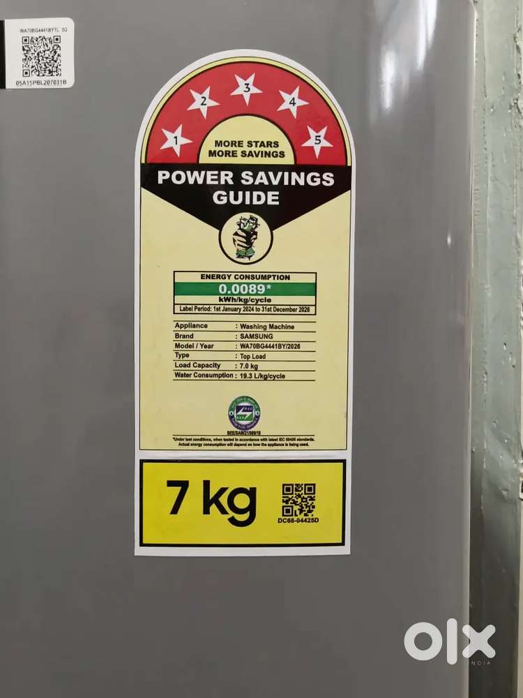 New Samsung Washing Machine with more than 1 year machine warranty!!