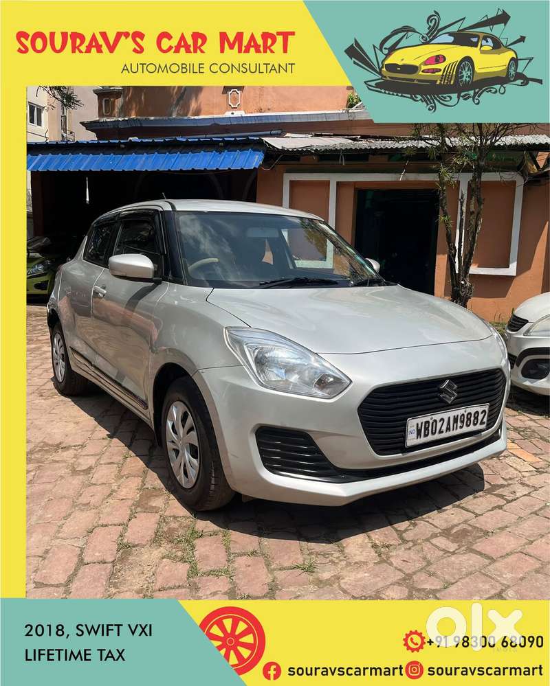 Maruti Suzuki Swift Vxi + Manual, 2018, Petrol