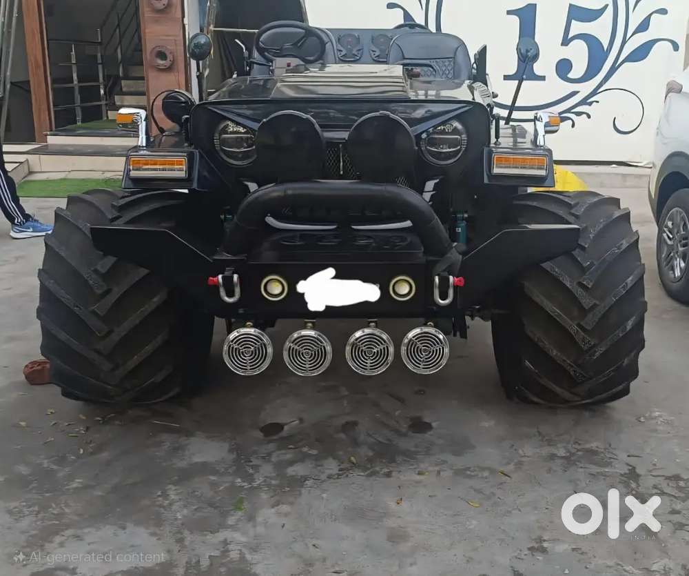 Open Jeep Fully Modified With Music System