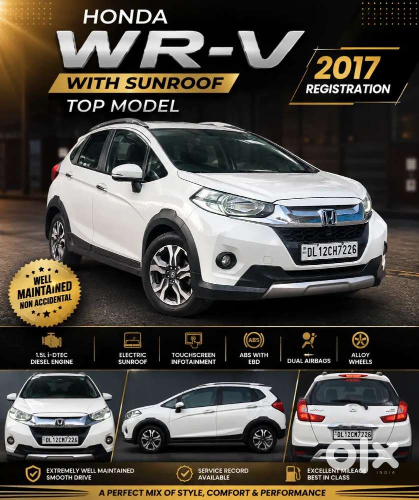 Honda Wr-v 2017 Diesel 128000 Km Driven