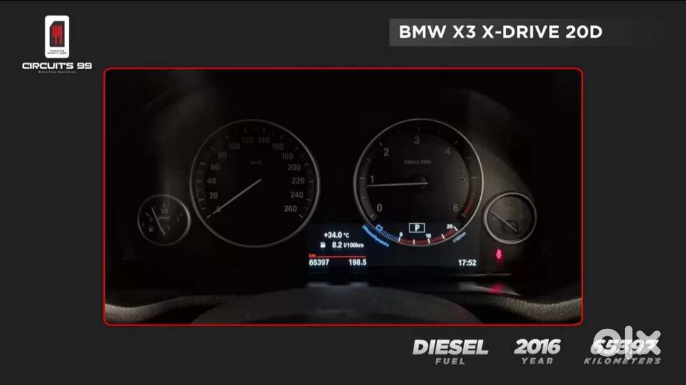 Bmw X3 Xdrive 20d Xline, 2016, Diesel