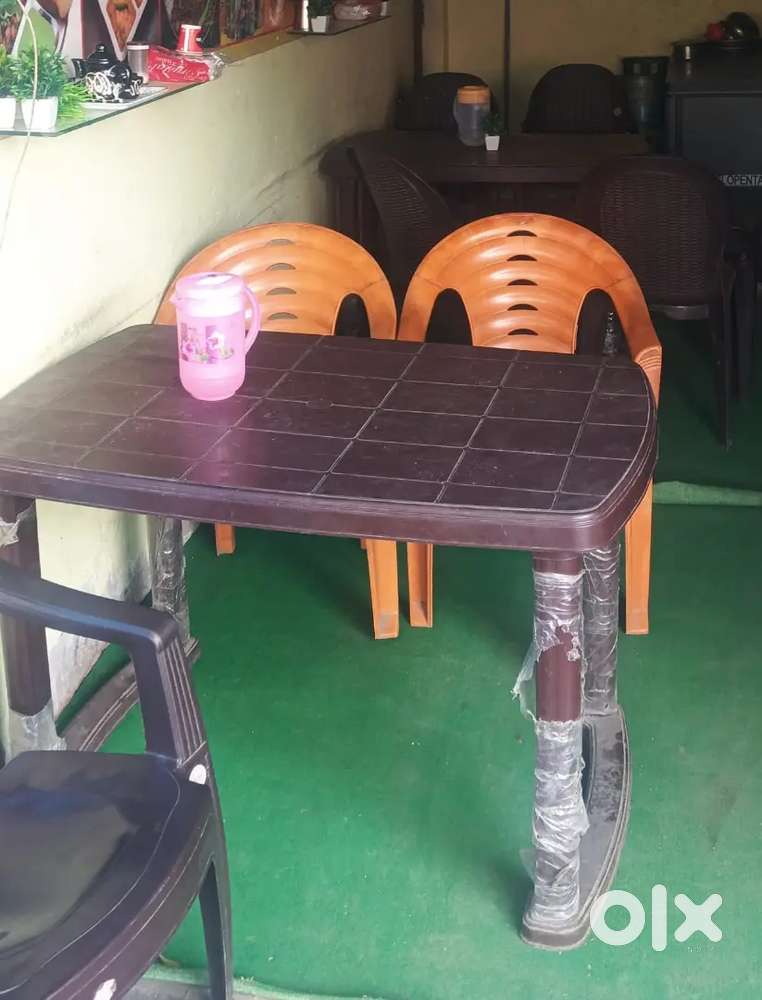 2 Table + 8 Chair For Sale