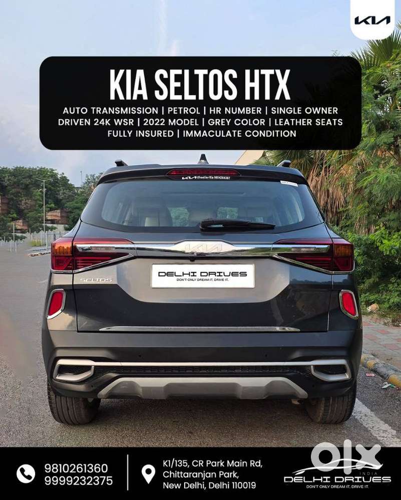 Kia Seltos Htx Ivt G, 2022, Petrol