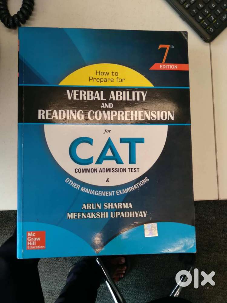 VERBAL ABILITY AND READING COMPREHENSION CAT ARUN SHARMA