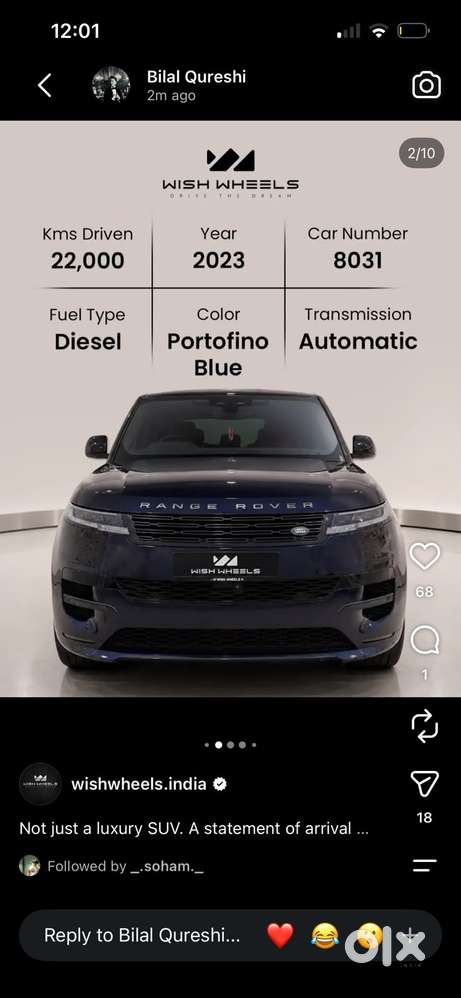Land Rover Range Sport Autobiography 3.0 Diesel, 2023, Diesel