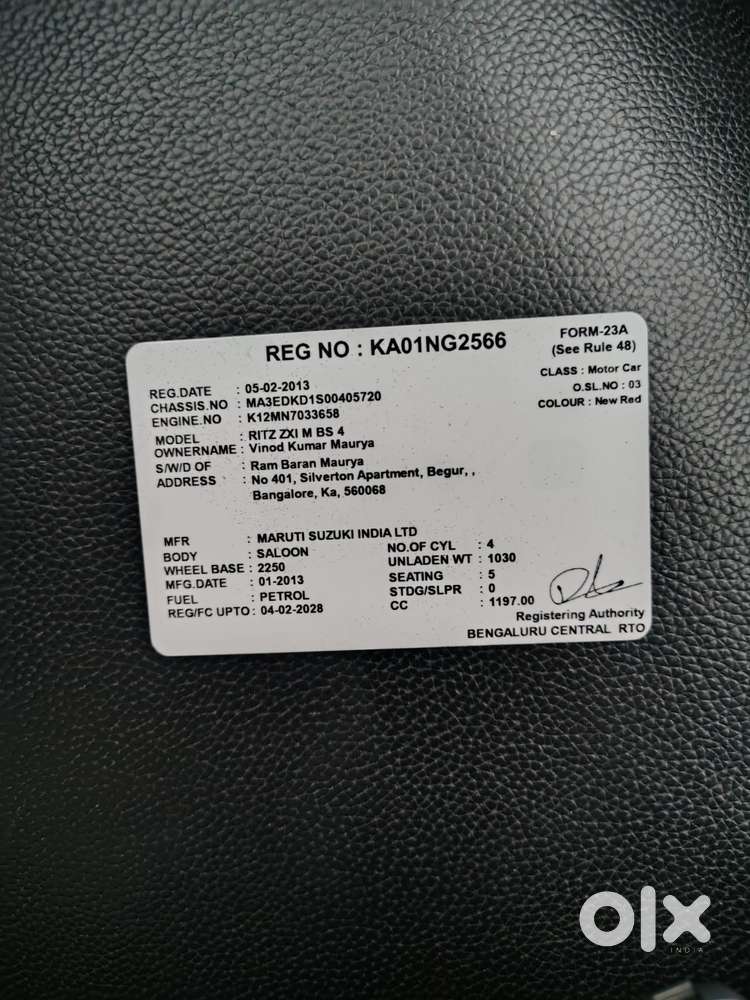 Maruti Suzuki Ritz Zxi Bs-iv, 2013, Petrol