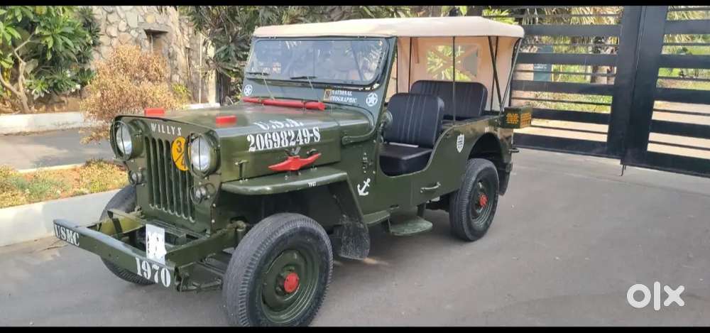 It Employee Driven Mahindra High Bonnet Jeep In Mint Condition