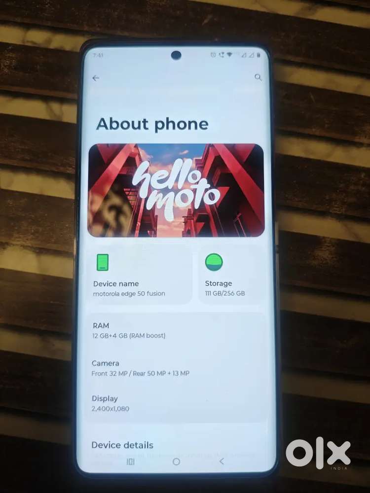 I Want To Sell Motorola Edge 50 Fusion
