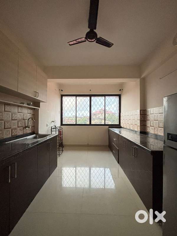 2BHK unfurnished flat with lift and stilt parking at Porvorim