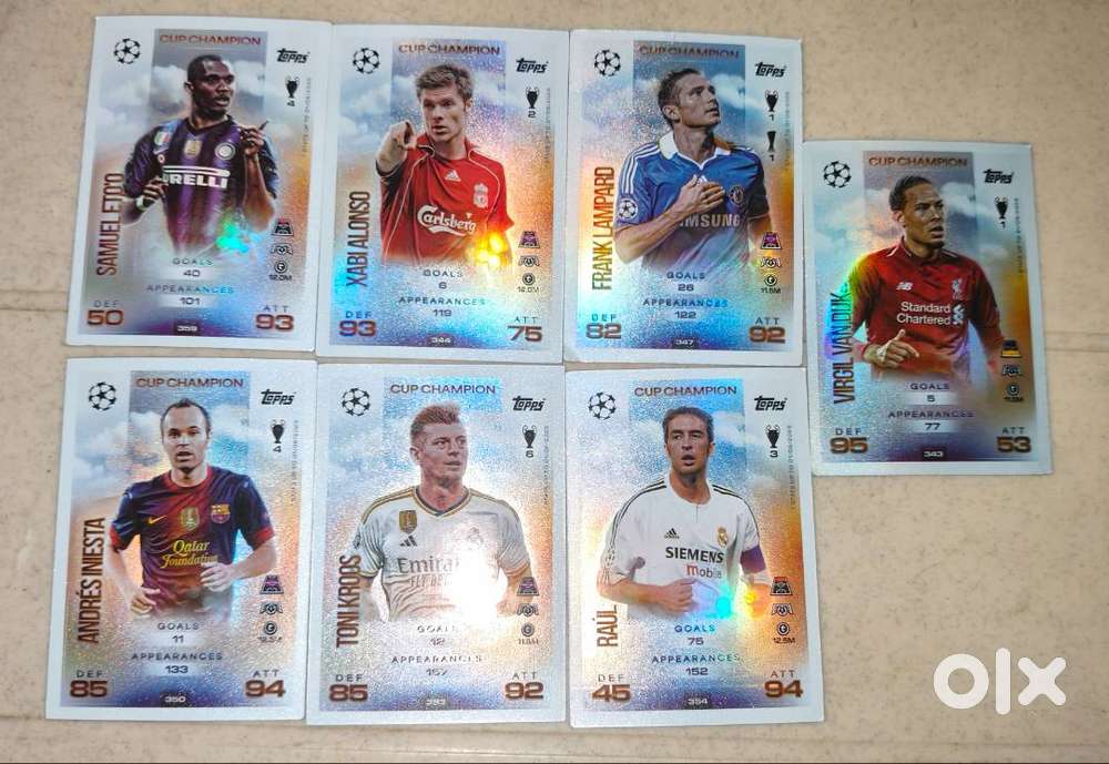 7 Cup Champions Match Attax 26 edition Pack - Other Hobbies in