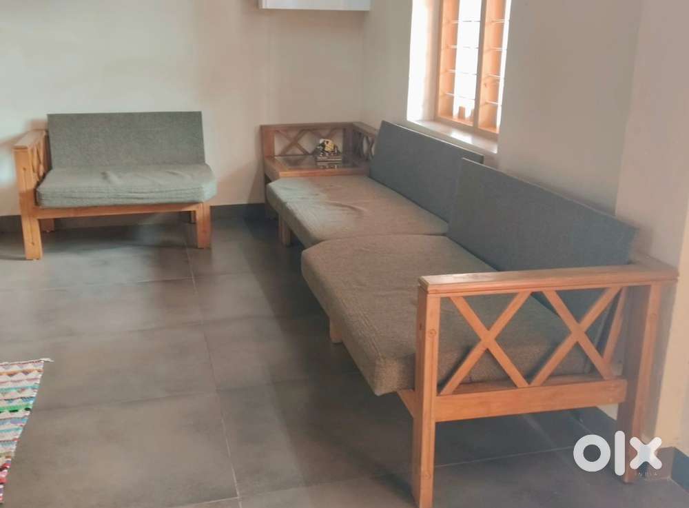 Sofa with cusions