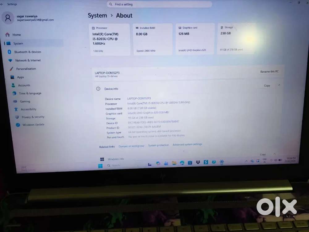 Hp i5 8th generation