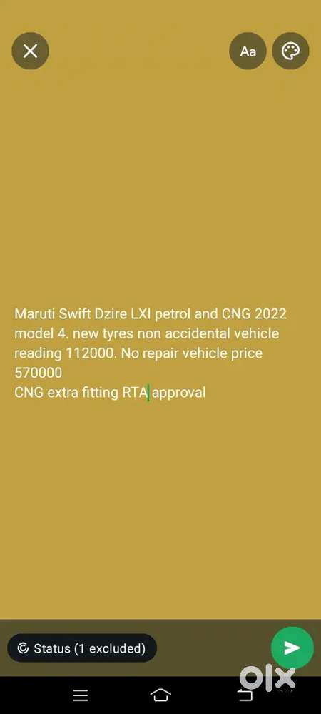 Maruti Suzuki Dzire 2022 Cng & Hybrids 112000 Km Driven