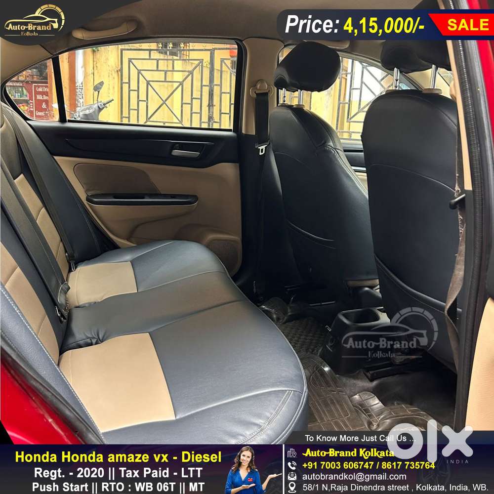 Honda Amaze 2nd Gen Vx, 2020, Diesel