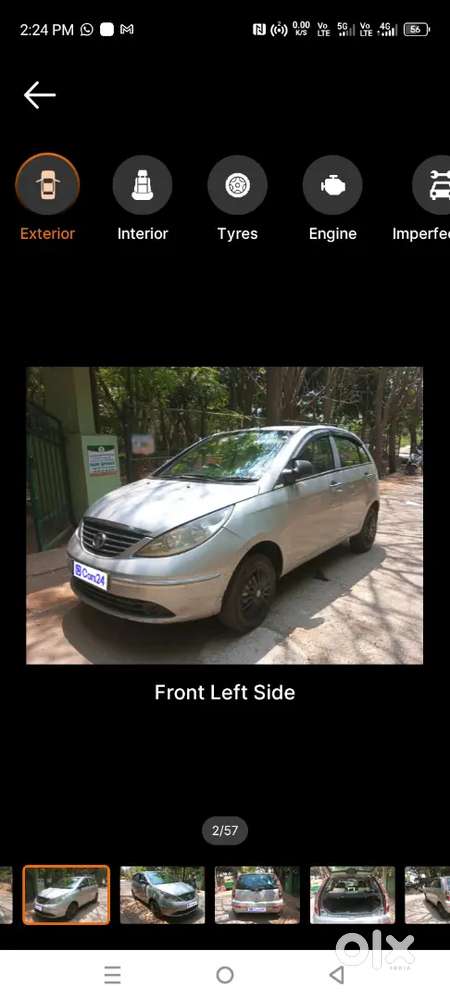 Tata Indica Vista 2015 Diesel 195000 Km Driven