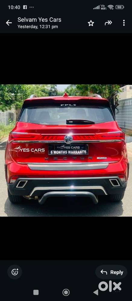 Mg Hector Plus Savvy Pro 1.5 Turbo Petrol Cvt 7 Str, 2023, Petrol