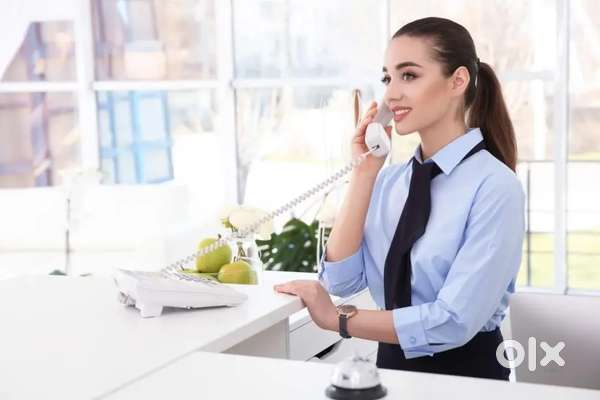 Receptionist for scrap trading
