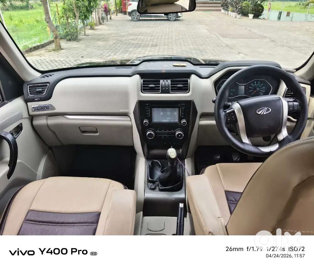 Mahindra Scorpio S10 (2016) Is A Top - Tyre Variant Of The Popular Suv