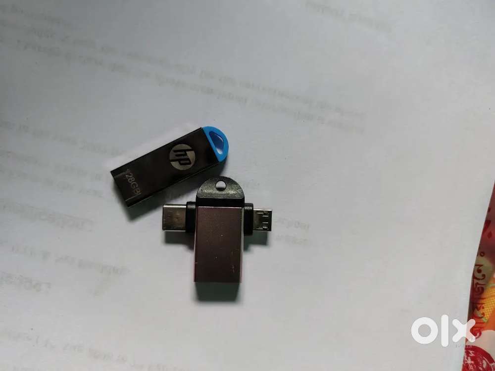 HP 128GB Pen Drive + Type-C OTG Adapter – For Sale

HP 128GB Pen Drive