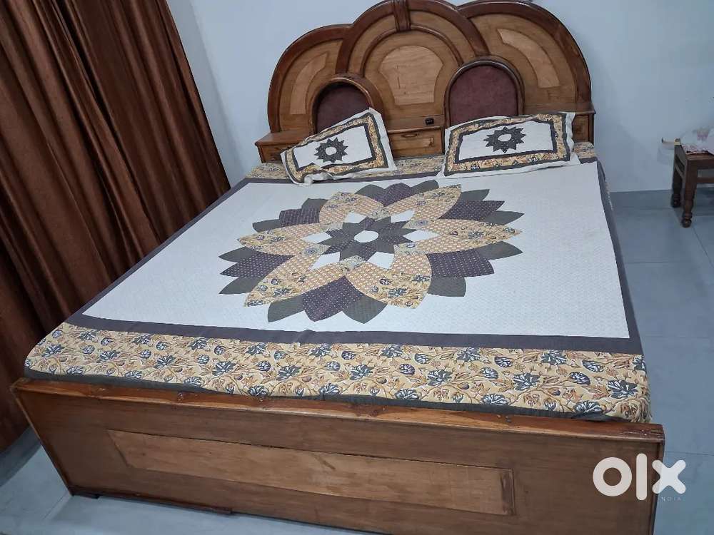 Bed and a couch
