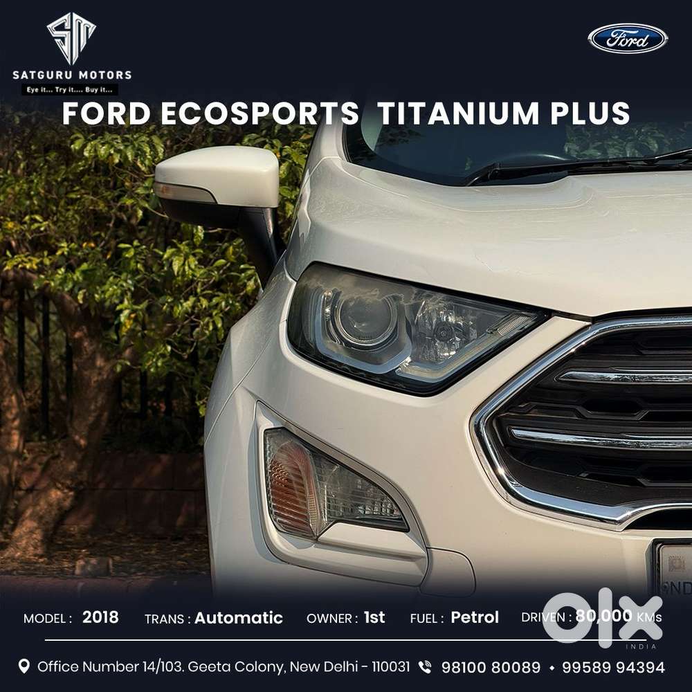 Ford Ecosport 1.5 Ti-vct Titanium (o) At, 2018, Petrol