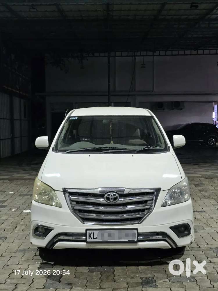 2013 Model Toyota Innova 2.5 G4 Diesel Manual Intercooler Varient