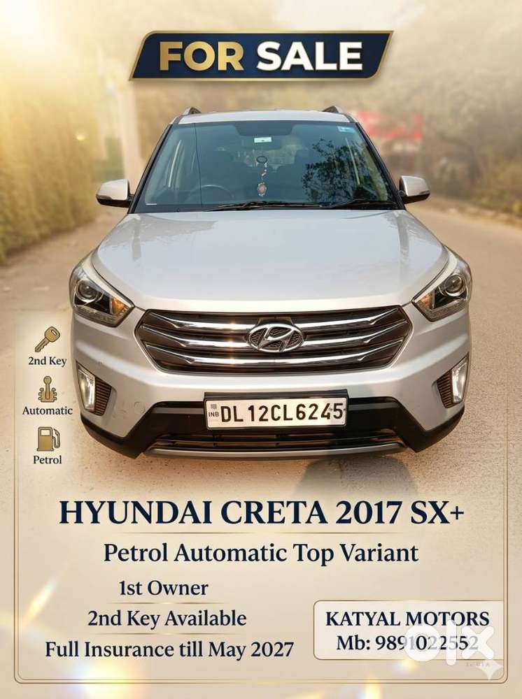 Hyundai Creta 1.6 Sx Plus Auto, 2017, Petrol