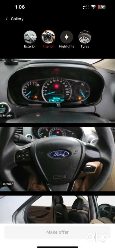 Ford Figo Aspire 2019 Petrol Well Maintained