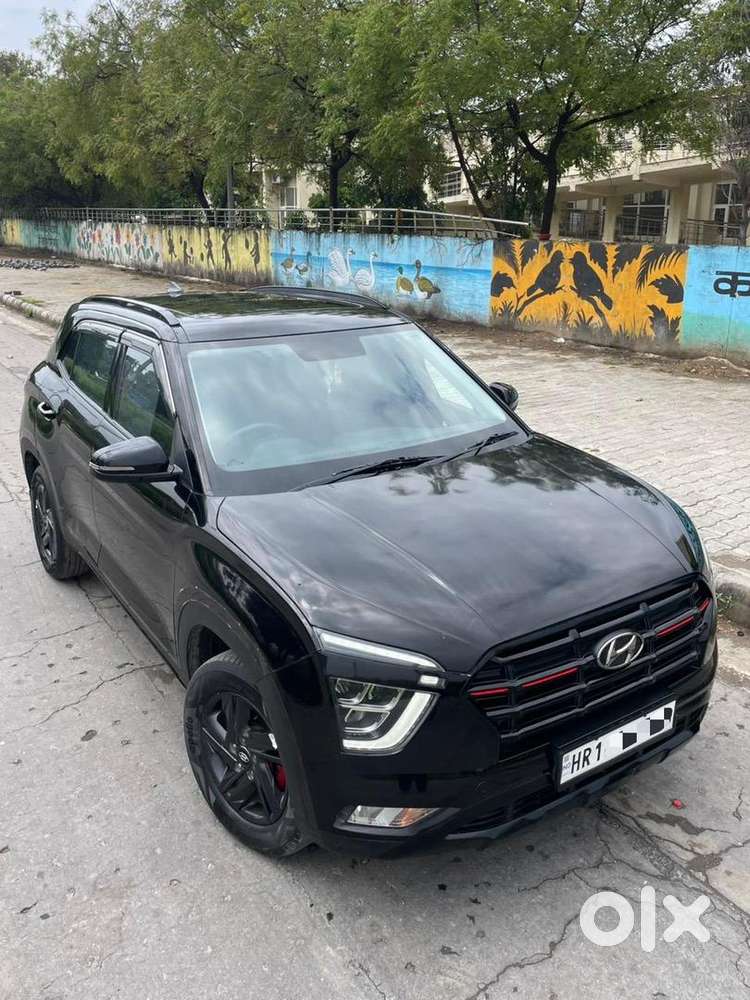 Hyundai Creta Petrol Sunroof 8/2023 S+ Knight Edition Best From Seltos