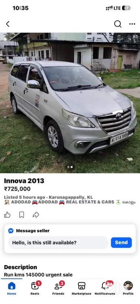 Toyota Innova   2013