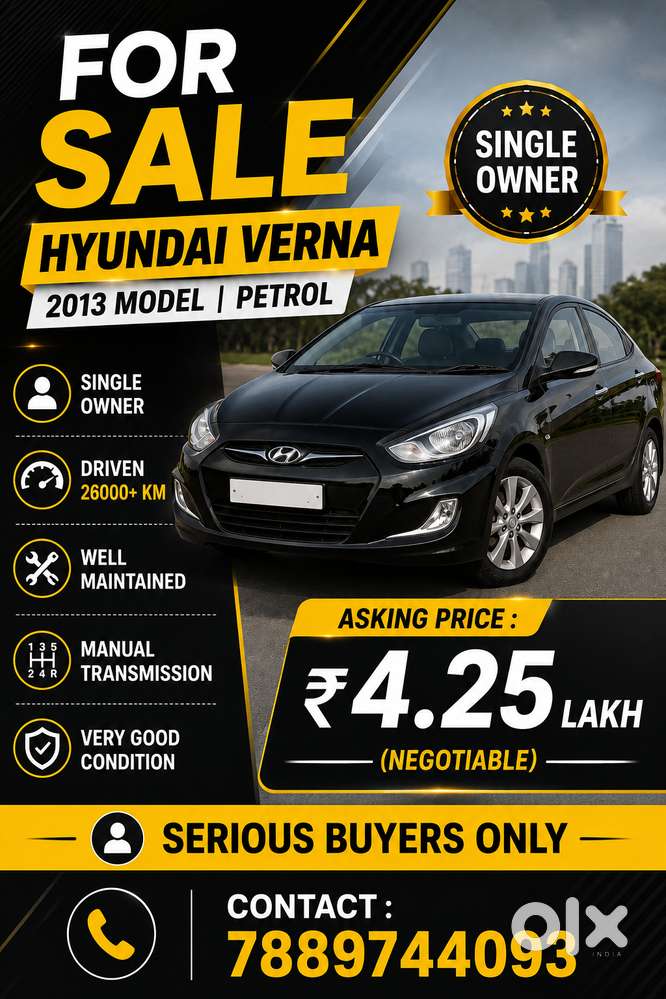 Hyundai Verna 2013 Petrol