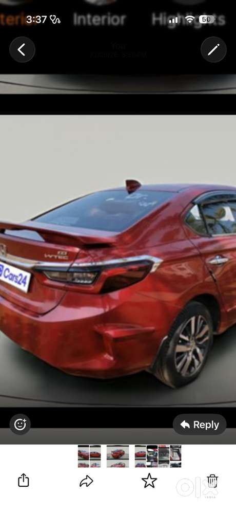 Honda City Zx Petrol 2021 Car