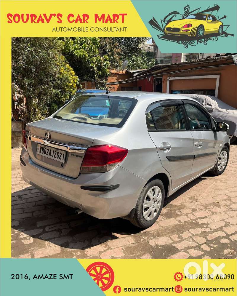 Honda Amaze 1.2 S I-vtec, 2016, Petrol