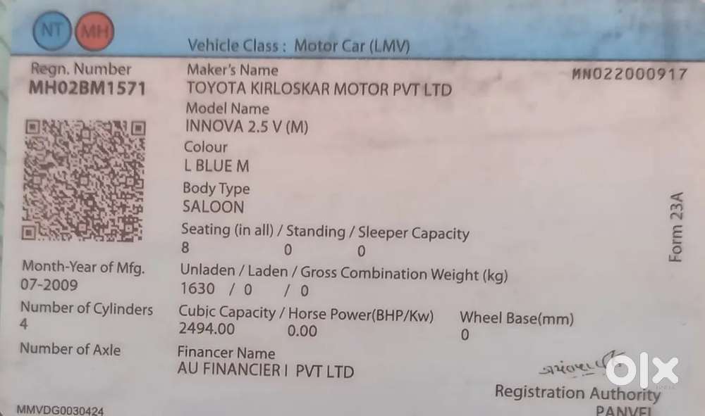 8 Sitter Inova For Sale Urgently