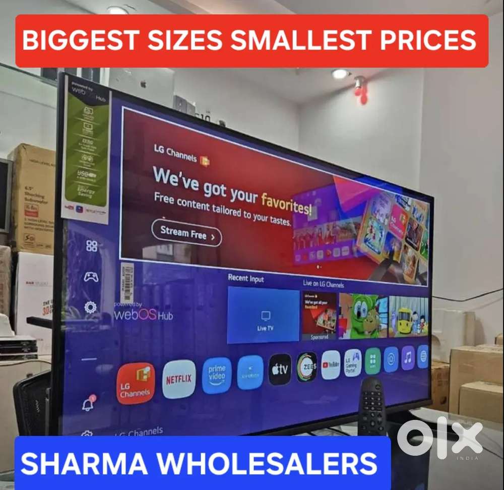 AISA OFFER PEHLE KABHI
NAHI DEKHA HOGA !! BRAND
NEW 4K SMART LED TV !!
