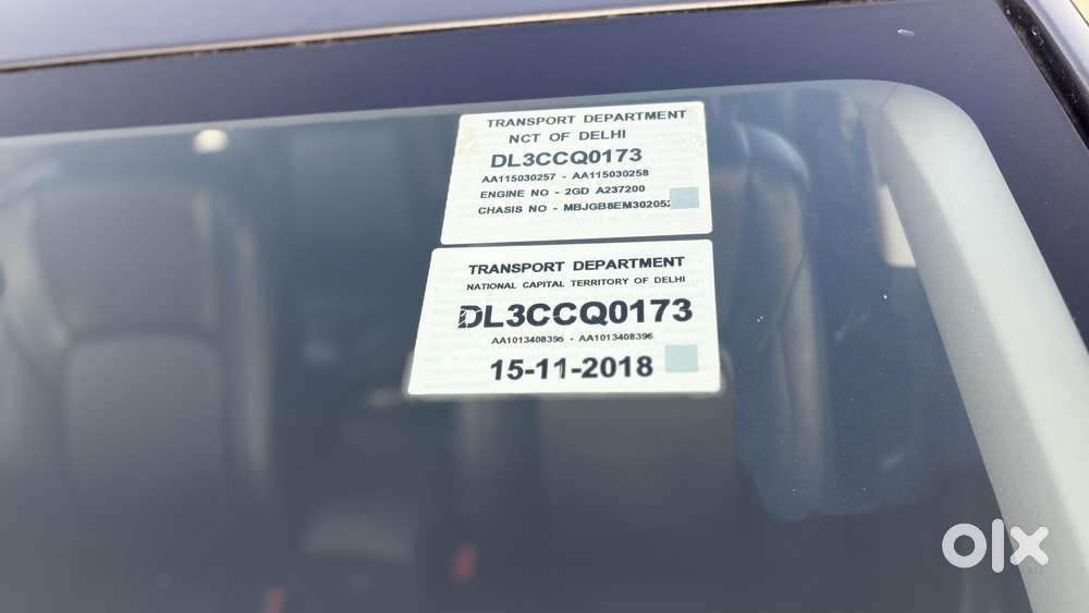 Toyota Innova Crysta 2.4 Vx Mt, 2018, Diesel