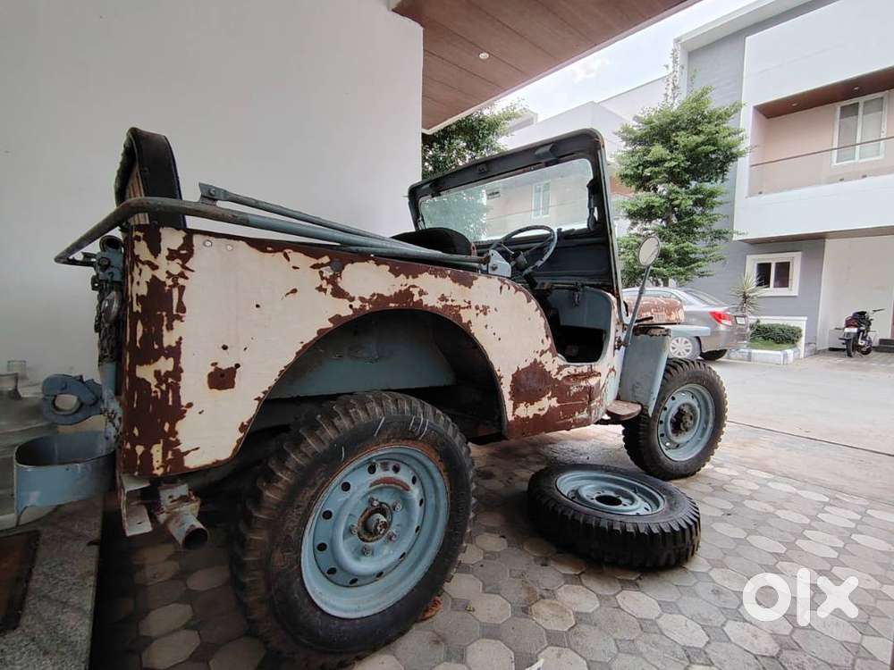 Antique Willys Cj2a (1948), Original Body, Low Bonnet, Collector Piece