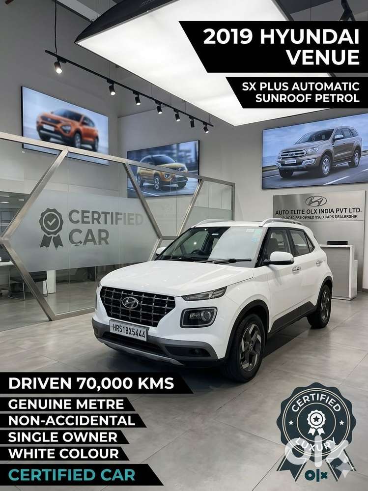 Hyundai Venue Sx+ At, 2019, Petrol