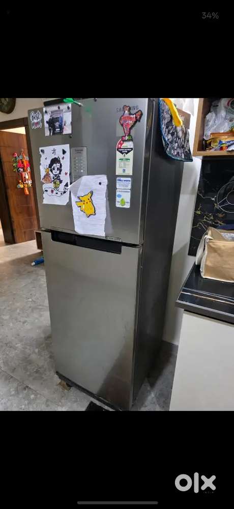 Samsung double door fridge 253L