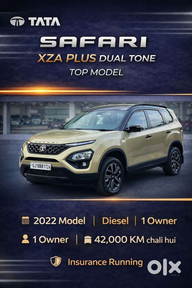 Tata Safari 2.0 Kryotec Xza Plus Kaziranga, 2022, Diesel