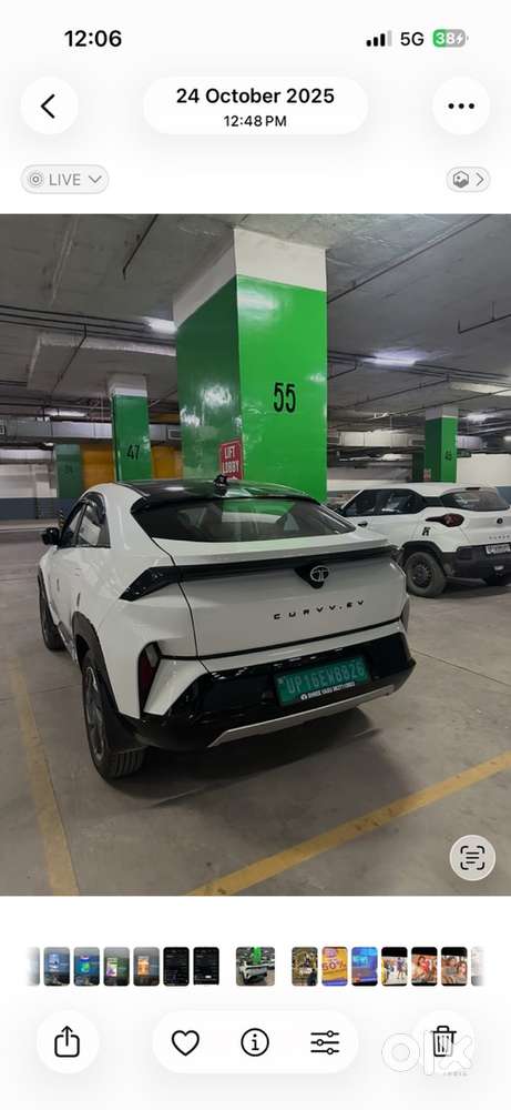 Tata Curvv Ev 2025 Top Model With Adas 9800 Kms Driven
