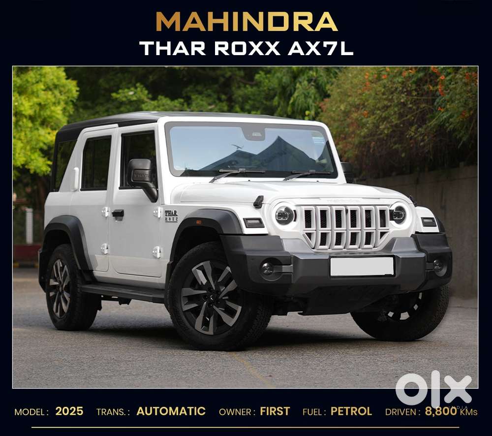 Mahindra Thar Roxx Ax7l Rwd At, 2025, Petrol