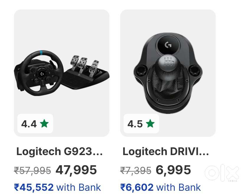 Logitech G923 & Shifter for sale