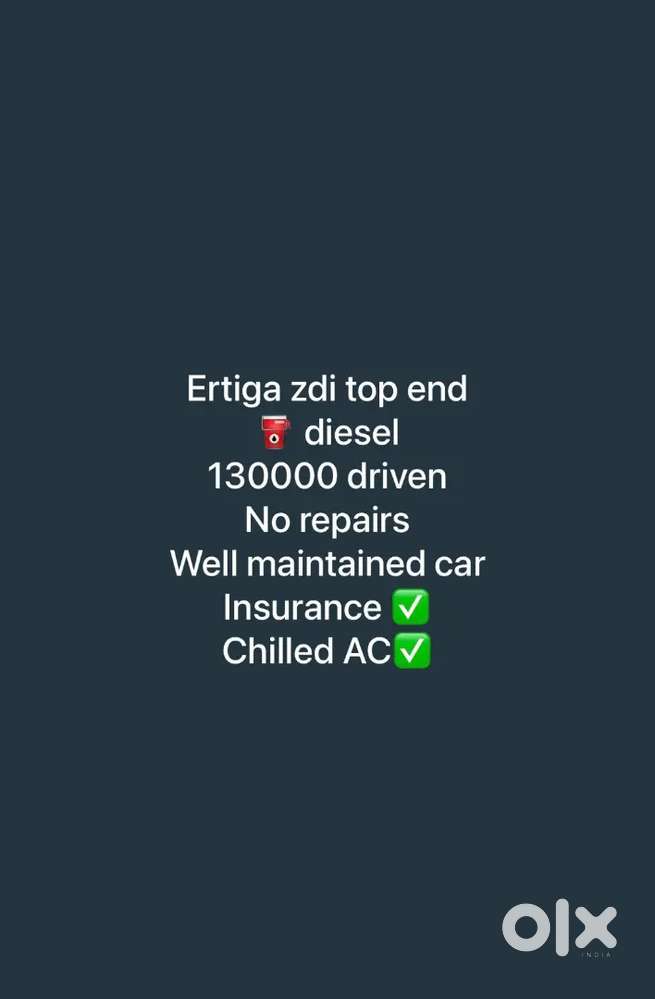 Maruti Suzuki Ertiga Zdi Topend 2012 Diesel Excellent Condition