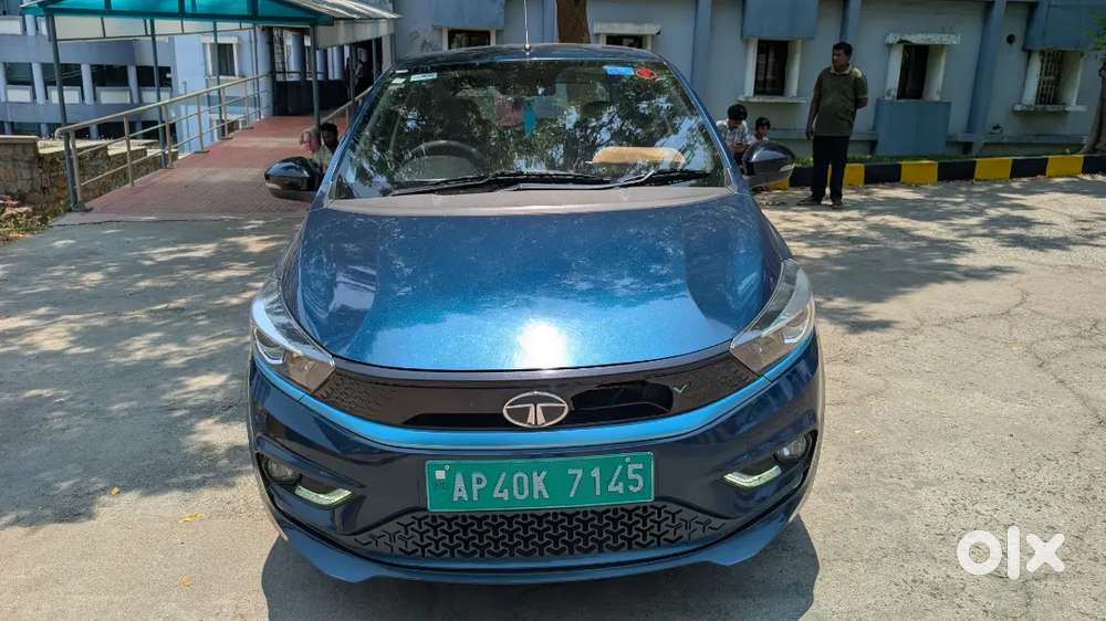 Blue Tata Tiago Ev 2023 Electric 94000 Km Driven.