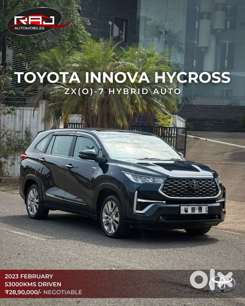 Toyota Innova Hycross 2.0 Zx (o) Hybrid 7 Str, 2023, Cng & Hybrids