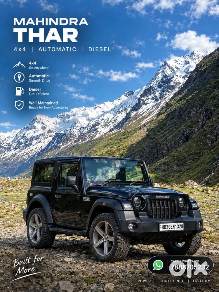 Mahindra Thar Lx 4x4 Diesel Manual 2021 | Hard Top | 2nd Owner