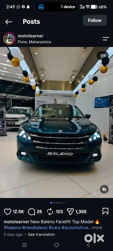 Maruti Suzuki Baleno New Glamorous Look Launched,more Details Please C