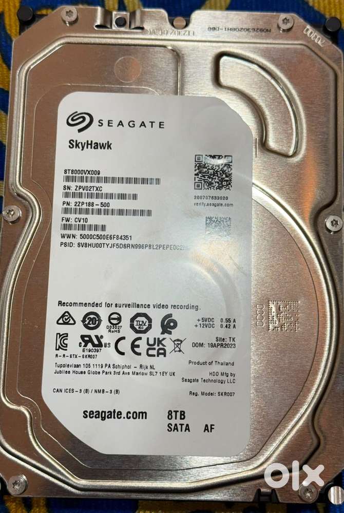 Skyhawk 8TB HDD